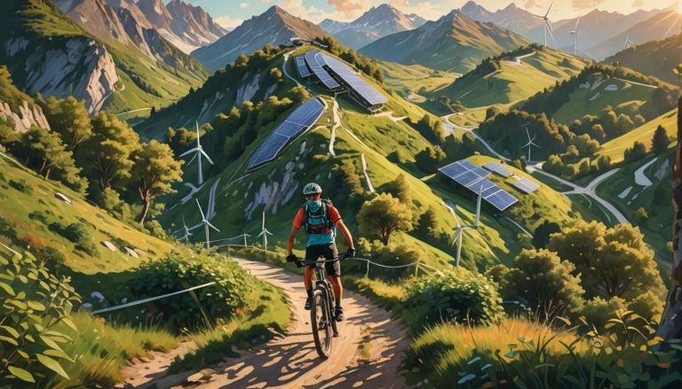 Les initiatives écologiques pour le VTT à Tignes