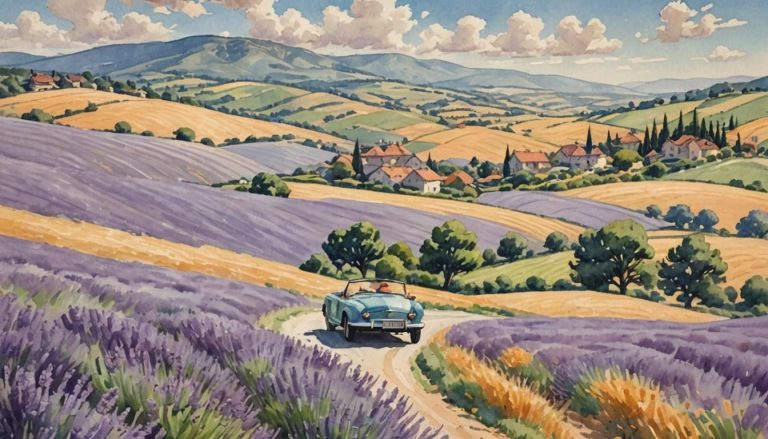 Découvrir les paysages naturels de Provence en voiture